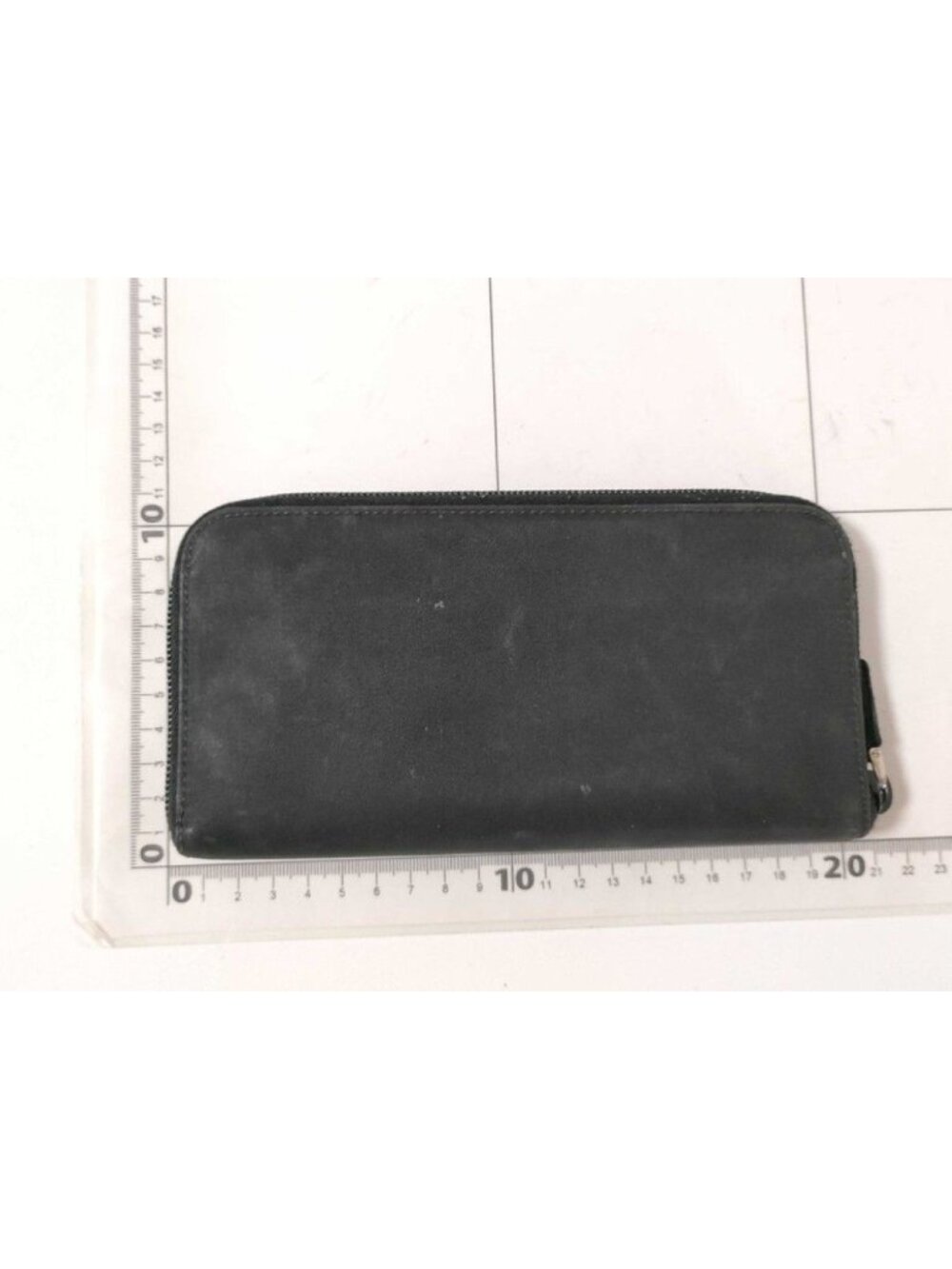 Prada Wallet Triangle Logo Black Nylon Silver - Picture 2 of 10